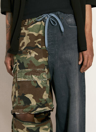 Balenciaga Camo Hybrid Baggy Pants Grey bal0156009