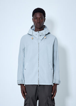 Stone Island Hooded Windbreaker Jacket Grey sto0164068