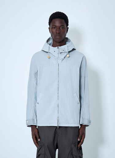 Stone Island Hooded Windbreaker Jacket Grey sto0164068