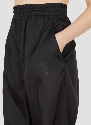 Prada Re-Nylon Wide Leg Pants Black pra0249010