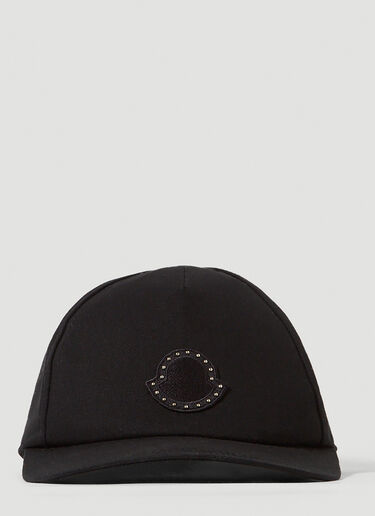 Moncler 徽标贴饰棒球帽 黑色 mon0149034