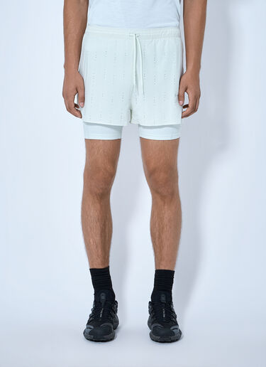 LN-CC® - On x PAF: Zero 2-In-1 Shorts - White On x PAF Zero 2-In-1 Shorts White onr0165002