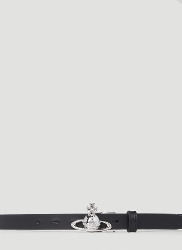 Vivienne Westwood Orb Buckle Belt Black vvw0152046