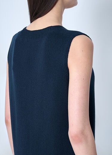 The Row Cowen Vest Navy row0260018