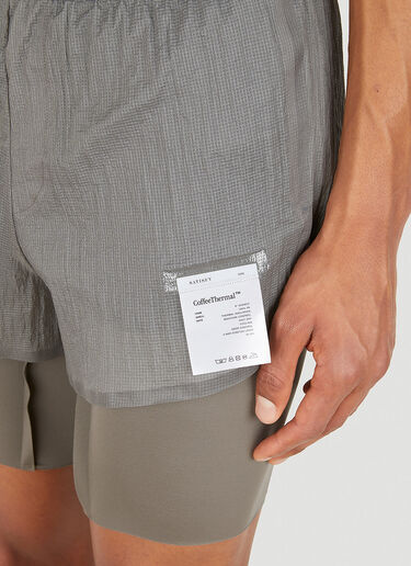 Satisfy CoffeeThermal 8" Shorts Grey sat0147006