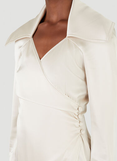 Nanushka Lanza Dress White nan0245004