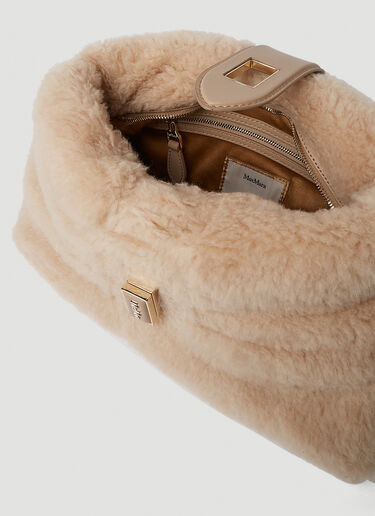 Maxi Teddy Clutch Bag Max Mara Maxi Teddy Clutch Bag Beige max0251030