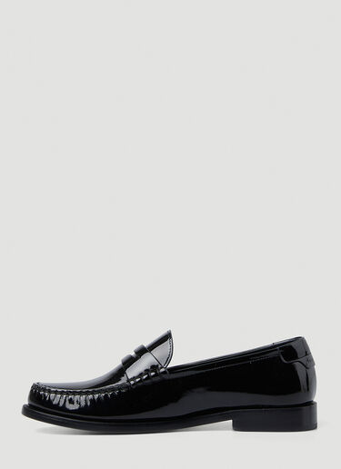 Saint Laurent Le Penny Strap Loafers Black sla0249084