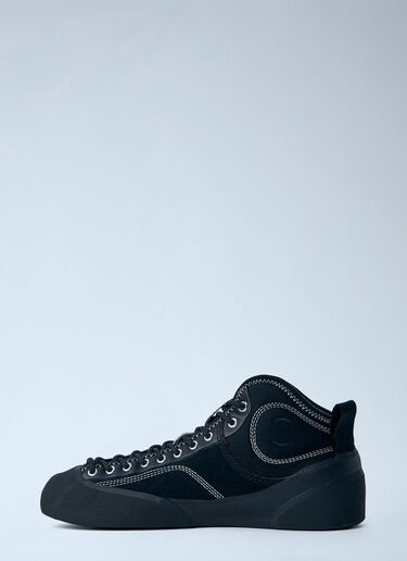 Village PM High-Top Sneakers with Contrast Stitching Black vpm0164003