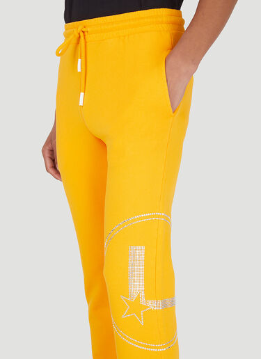 Lourdes Sequin Graphic Track Pants Orange lou0346009