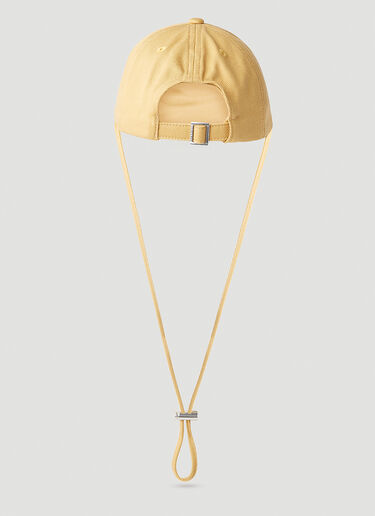 Jacquemus La Casquette Artichaut Cap Yellow jac0151042