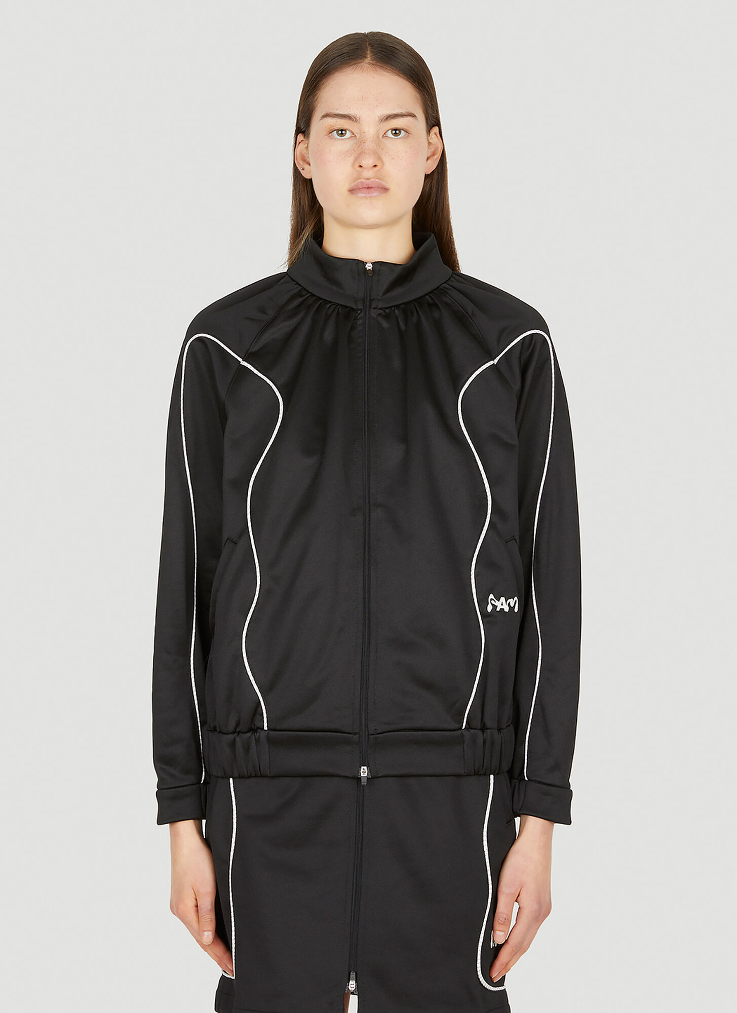 Perks And Mini Mirage Track Jacket In Black