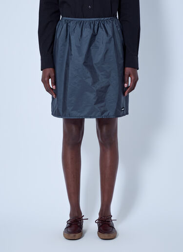Miu Miu Technical Fabric Skirt Grey miu0266058