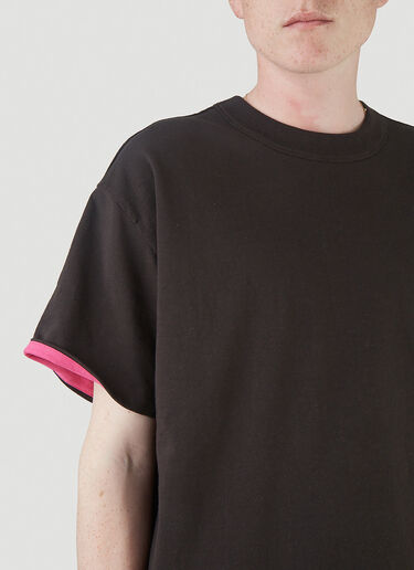 Bottega Veneta Double-Layer Sunrise T-Shirt Brown bov0145050
