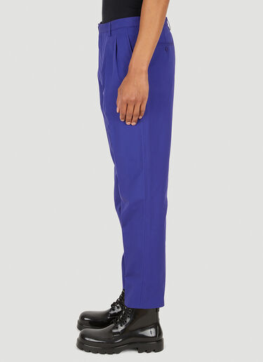 Saint Laurent Pressed Pleat Pants Purple sla0147018