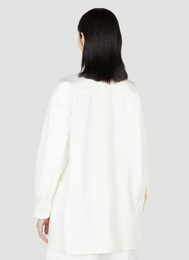 Max Mara Ragtime Shirt Jacket White max0252051