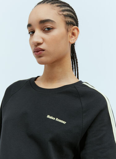 adidas by Wales Bonner ロゴアップリケTシャツ ブラック awb0354007