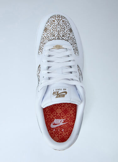 LN-CC® - Nike: Air Force 1 '07 LV8 Sneakers - White Nike Air Force 1 '07 LV8 Sneakers White nik0165120