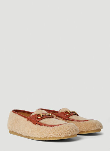 Gucci Horsebit Moccassins Beige guc0151084