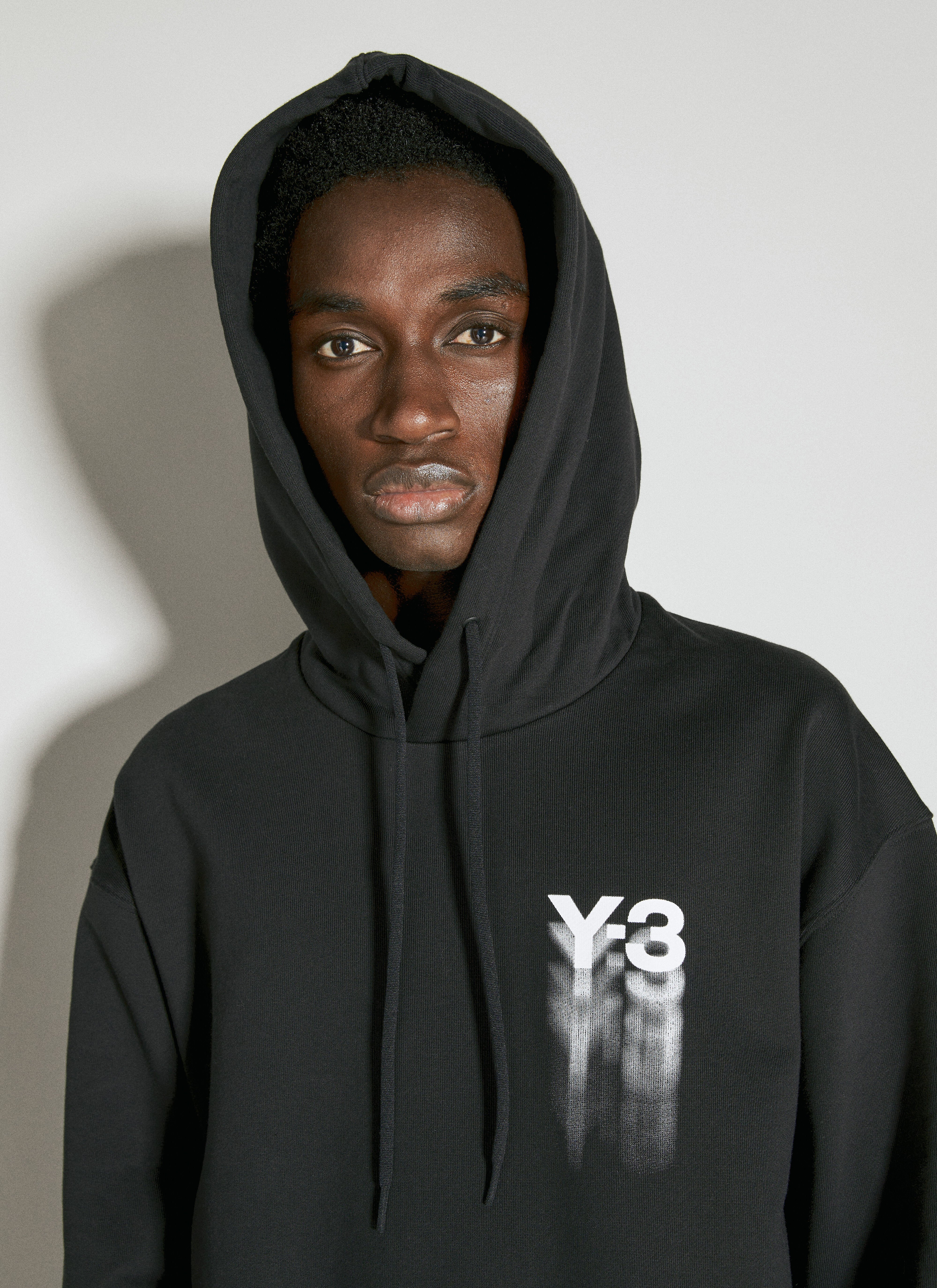 Y-3 GFX Hooded Sweatshirt Black yyy0156005