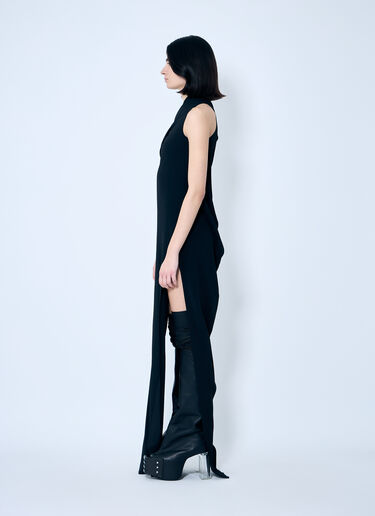 Rick Owens Athena Maxi Dress Black ric0259004