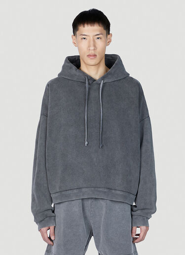Acne Studios Faded Wash Hooded Sweatshirt Dark Grey acn0152017
