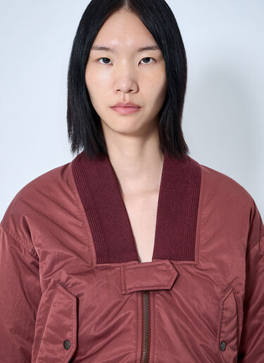 Chloé Bomber Jacket Light Burgundy chl0265009