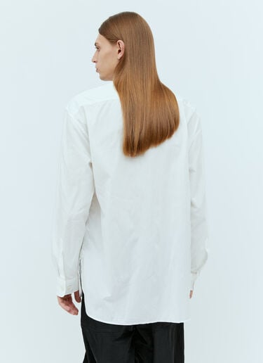 コットンストラップシャツ Dries Van Noten コットンストラップシャツ ホワイト dvn0154014