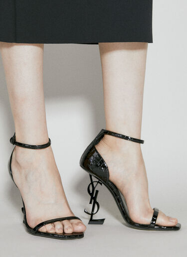 Opyum Heeled Sandals Saint Laurent Opyum Heeled Sandals Black sla0254050