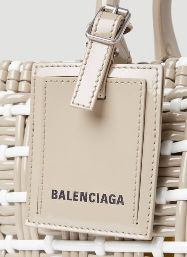 Balenciaga Bistro XS Basket Tote Bag Beige bal0252083