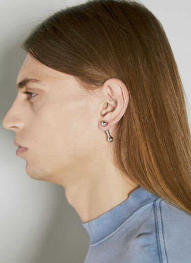 Balenciaga Sharp Bar Earring Silver bal0154044