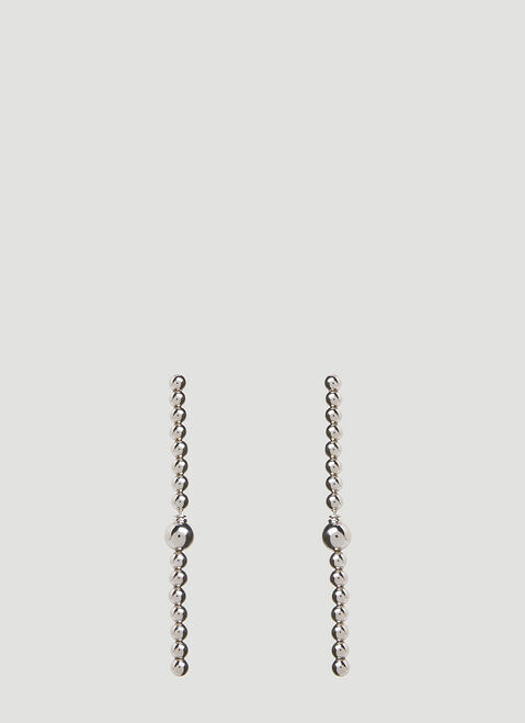 Balenciaga Bead Branch Earrings Black bal0251135
