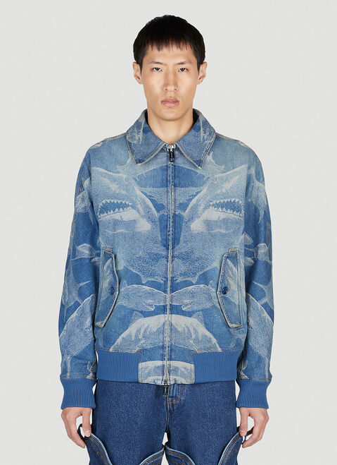 HOKA Shark Denim Jacket Yellow hok0351003