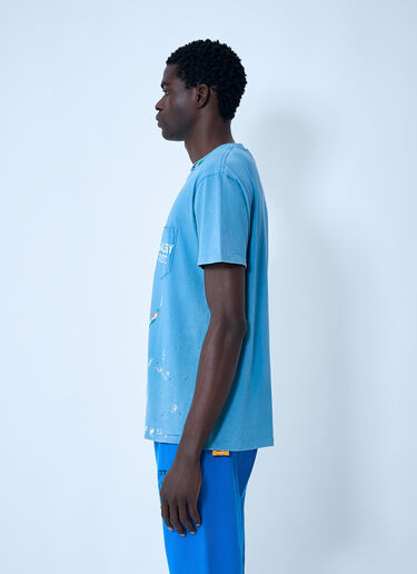Gallery Dept. Logo Motif T-Shirt Light Blue gdp0160017