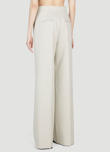 Max Mara Straight Leg Pants Beige max0253042