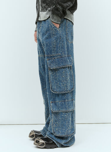 Diesel D-Sire-Cargo-S2 Jeans Blue dsl0157031