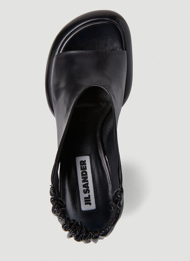 Jil Sander 粗跟鞋 黑色 jil0251040