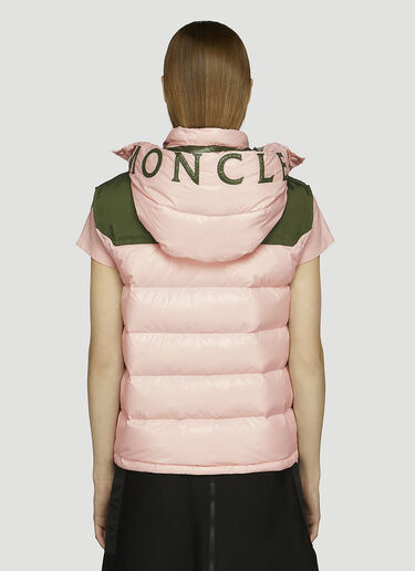 Moncler Ciboure 민소매 다운 재킷 핑크 mon0247044