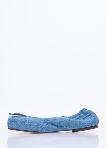 Jacquemus Les Ballerines Flats Blue jac0258024