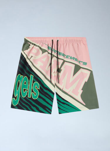 Palm Angels Racing Swimshorts Green pma0164167