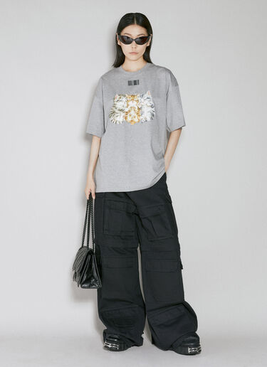VETEMENTS 阔腿工装裤  黑色 vet0254004