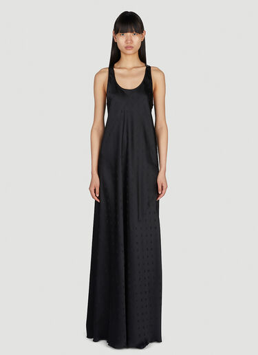 Balenciaga Racer Back Long Dress Black bal0251003