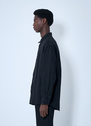 The Row Penn Shirt Black row0160006