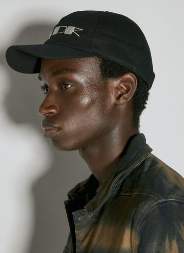 牛仔布棒球帽 Rick Owens DRKSHDW 牛仔布棒球帽 黑色 drk0154022