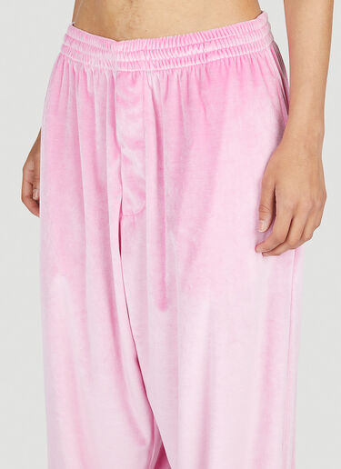 Baggy Velour Pants Balenciaga Baggy Velour Pants Pink bal0253019