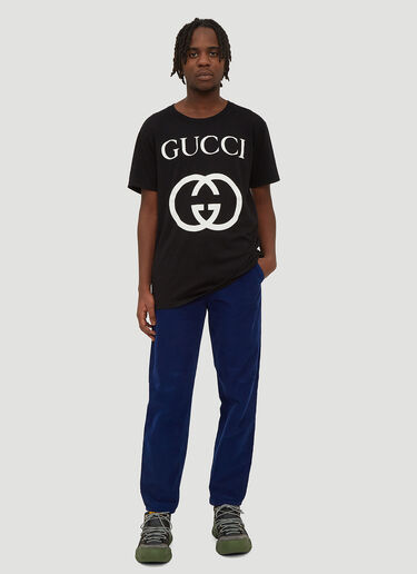 Gucci Interlocking GG T-Shirt Black guc0134030