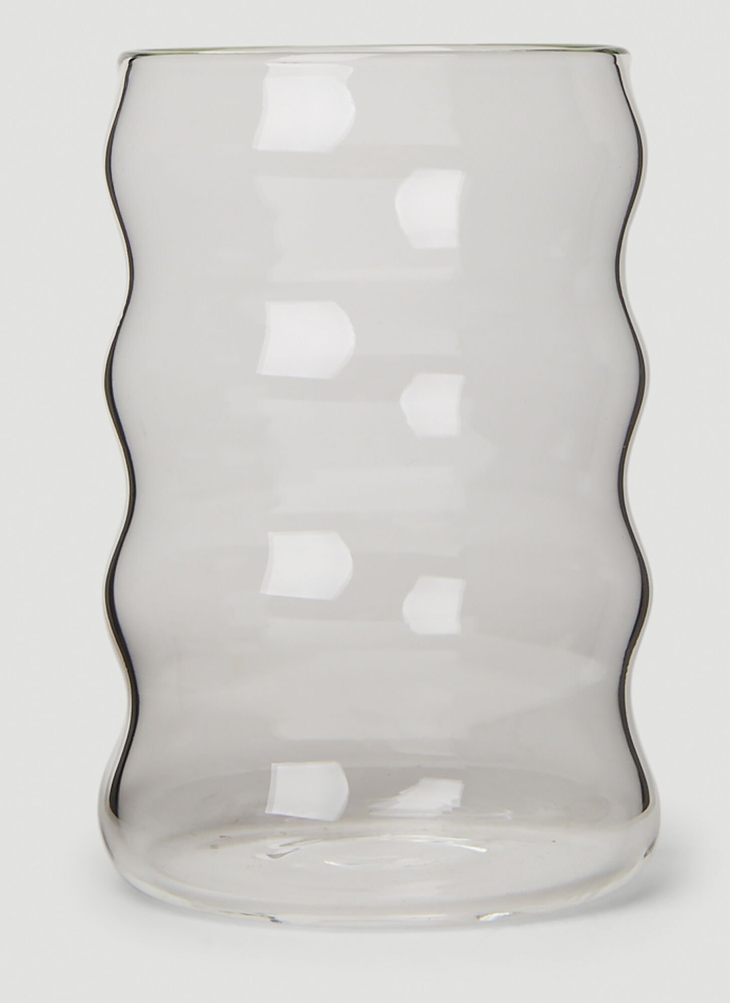 Sophie Lou Jacobsen Jumbo Ripple Glass In Transparent