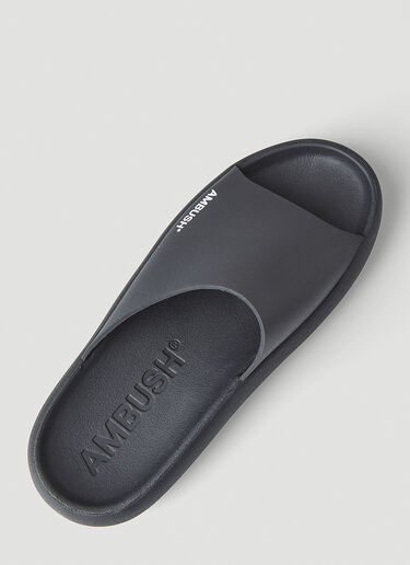 Ambush Logo Print Slides Black amb0149014