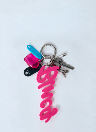 Balenciaga Hourglass Soft Big Souvenirs Keyring Pink bal0259038