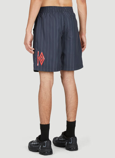 Boiler Room x Umbro Pinstripe Shorts Black bou0153003